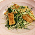 Miporin☆15's cooksnap of when they made 簡単！うすあげと水菜炒め.