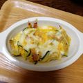 Rikabonママ's cooksnap of when they made ポテトとズッキーニのカレーマヨチーズ焼き.