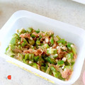 晴れのひ＊'s cooksnap of when they made オクラとみょうがの和え物.