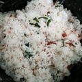 まり0105's cooksnap of when they made 梅と大葉のまぜご飯.