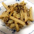 Yu〜iママ's cooksnap of when they made じゃがいもとひき肉のｵｲｽﾀｰﾏﾖ炒め.