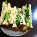 にゃんぴぴ★'s cooksnap of when they made お弁当 玉子サラダとレタスのサンドイッチ.