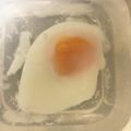 potkun's cooksnap of when they made 水に投入して、レンジで温泉卵.