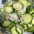 ちゃぎー's cooksnap of when they made キュウリとしらすの酢の物.