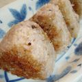 あっちまー's cooksnap of when they made 花見に残りご飯★冷めても美味焼きおにぎり.