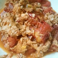 ねこはがき's cooksnap of when they made 簡単10分 ご飯によく合う♡トマト卵炒め.
