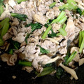 クックW8HTJH☆'s cooksnap of when they made 豚肉としめじ、小松菜の、オイスターソース.