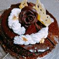 きいろとしろ's cooksnap of when they made デコチョコ☆蝶々☆ケーキにトッピング♪.