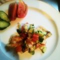 aikaji's cooksnap of when they made 魚のムニエル　フレッシュソース添え.