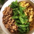 mugiyume's cooksnap of when they made お弁当に簡単！三色丼弁当.