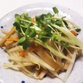 amm46's cooksnap of when they made メンマ入りもやしの蒸しサラダ.
