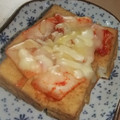 きらり流れ星's cooksnap of when they made 厚揚げのキムチチーズ焼き.