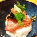 ふたごママちゃん's cooksnap of when they made 30分置くだけ！胡麻香る♡マグロの漬け丼.
