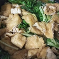 みみ母's cooksnap of when they made 水菜と油揚げのピリ辛さっと煮.