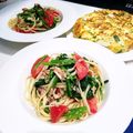 Ruri03's cooksnap of when they made ツナとトマトとほうれん草のパスタ.