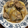 クックRPIZXH☆'s cooksnap of when they made 簡単★豚こまと白菜のオイスターソース煮.