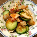ばたみそーぱん☆'s cooksnap of when they made キムチとキュウリと長芋の和え物.