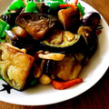 koreomomとも's cooksnap of when they made 簡単＊きのことなすの炒め物＊・。.