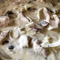 トドこ's cooksnap of when they made 鶏肉ときのこのブルーチーズ・フリカッセ.