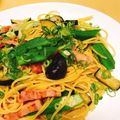 _mk's cooksnap of when they made ★キャベツとウインナーの和風パスタ★.