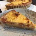 ひばりや's cooksnap of when they made チェリーの焼きカスタード・タルト.