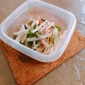 mhi7ka_t's cooksnap of when they made カニかまと玉葱のめんつゆ酢胡麻油サラダ.