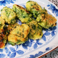 kucina's cooksnap of when they made 沖縄の春！生アーサーのかき揚げ天ぷら.