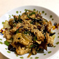♪ゆかたん♡'s cooksnap of when they made 麻婆茄子風！豚こまで簡単ピリ辛味噌炒め.