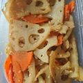 yuriレシピ's cooksnap of when they made れんこんと人参のきんぴら.