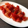 misatona's cooksnap of when they made トマトとマジックソルトの酢オイルサラダ.