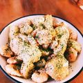 クロまい's cooksnap of when they made 海老と新じゃがのマスタードマヨがーリック.