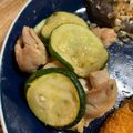 shiirao's cooksnap of when they made ズッキーニと鶏肉の夏野菜炒め.