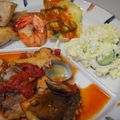 湯のみ's cooksnap of when they made サバと鶏むね肉とアサリのトマト煮.