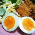 あんまかろん☆'s cooksnap of when they made 超簡単！失敗なしの「基本の半熟卵」.