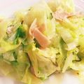 ぼぼぼぼ♪'s cooksnap of when they made 大量消費★レタスのペペロンチーノ風炒め.