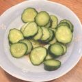 ひだりて。's cooksnap of when they made ■簡単暑い日■きゅうり漬物☆大量消費朝昼.