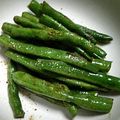 ひころん's cooksnap of when they made ✿いんげんの❀ピリ辛✿バター醤油炒め.