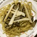 sakutakuhitoshu's cooksnap of when they made 鶏ごぼうと舞茸、パルミジャーノのパスタ.