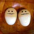 チャンきよ's cooksnap of when they made ゆで卵で簡単★なめこ栽培キット　キャラ弁.