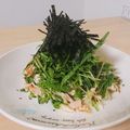 ももます's cooksnap of when they made 水菜シャキッと鶏のささみの梅肉和えサラダ.
