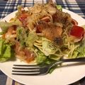 サイチョン's cooksnap of when they made 絶品★スモークサーモンの和風冷製パスタ.
