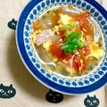 ふたごゆき's cooksnap of when they made たっぷりトマトのかき玉スープ.