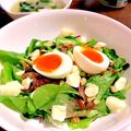 ふぅちゃん☆'s cooksnap of when they made ほうれん草とカリカリベーコンのサラダ.