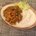 あいちー☻'s cooksnap of when they made 切って煮込むだけ具沢山バターチキンカレー.