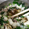ピチョパン屋さん's cooksnap of when they made 豚とほうれん草の煮物.