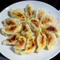 チョミ蔵's cooksnap of when they made 鶏ひき肉と豆腐のヘルシーさっぱりしそ餃子.