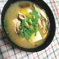 鬼嫁ちーちゃん's cooksnap of when they made おかずになるみそ汁☆ひき肉で豚汁風.