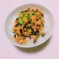 まあまま☆0403's cooksnap of when they made ひじき入り醤油漬け鮭フレーク.