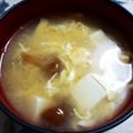 のり子のおかず♪'s cooksnap of when they made なめこと豆腐のみそ汁.