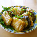 runa10's cooksnap of when they made ☆絹厚揚げ肉巻き☆.